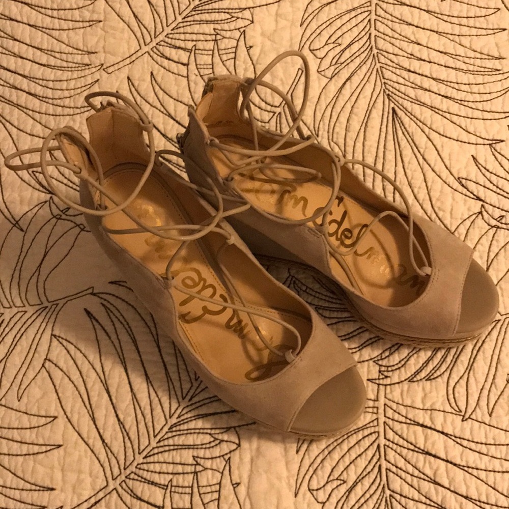 Sam Edelman Nude Wedge
